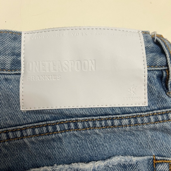 One Teaspoon Pants - One Teaspoon Frankie shorts dip dye NWOT 26